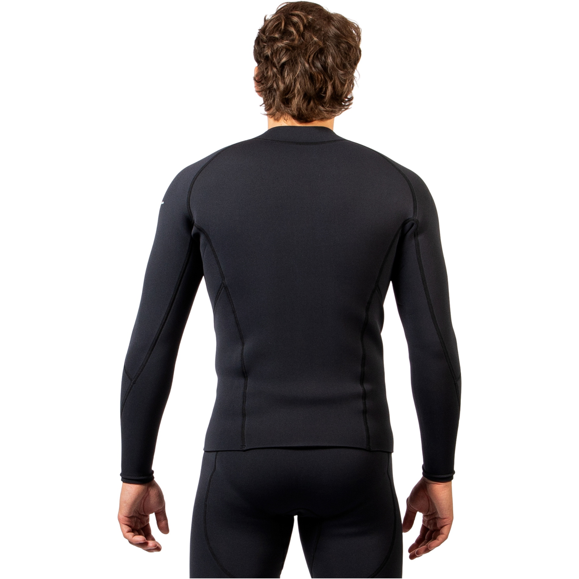 2026 Gul Männer Response Natur 3mm Front Zip Jacke RE6304-BKBK - Black